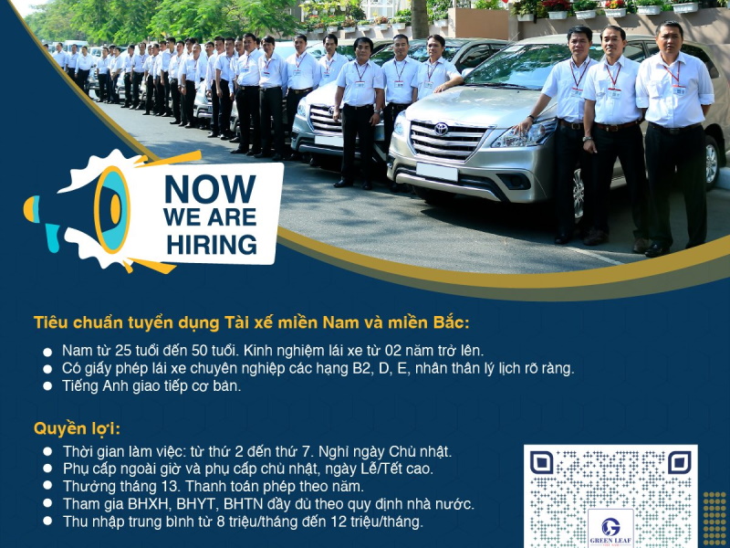 TUYỂN NHÂN VIÊN LÁI XE 1