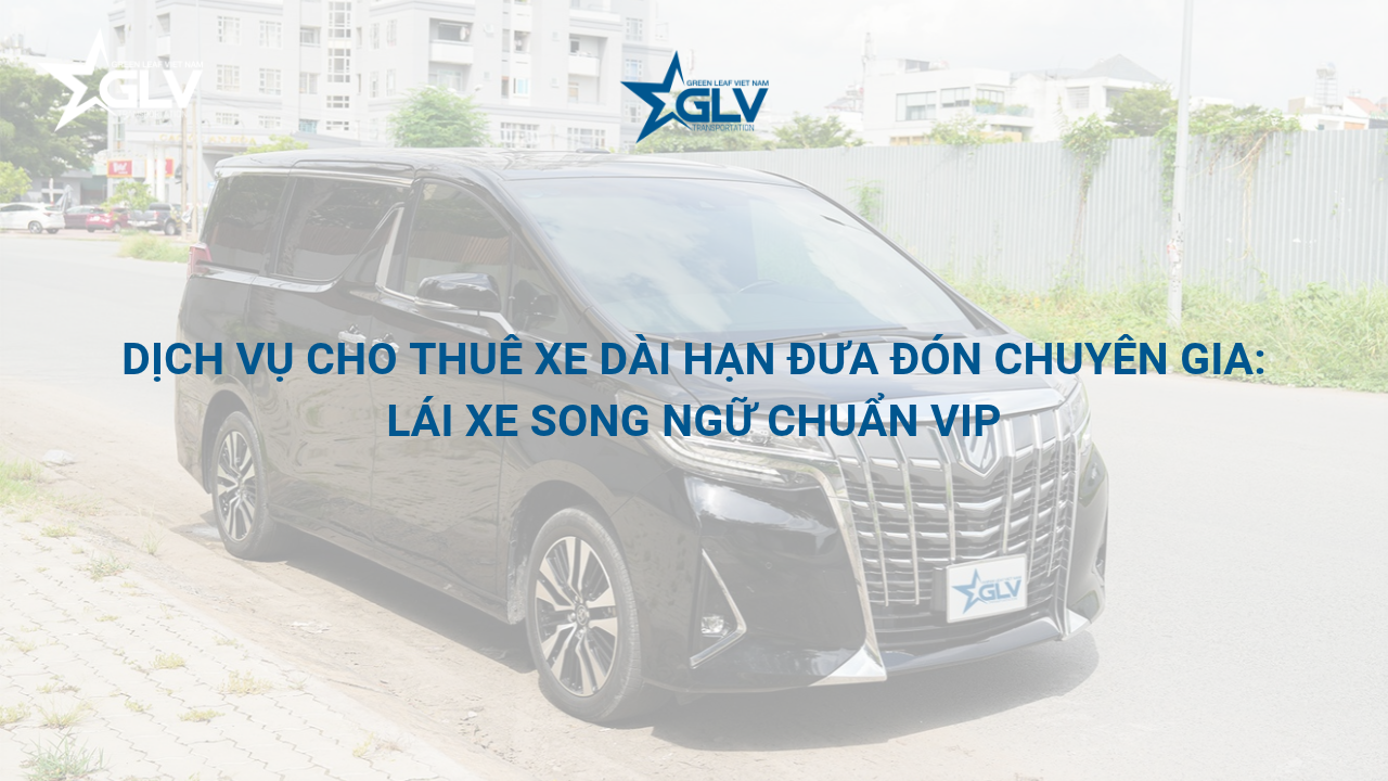 Dịch vụ cho thuê xe dài hạn đưa đón chuyên gia: Lái xe song ngữ chuẩn VIP